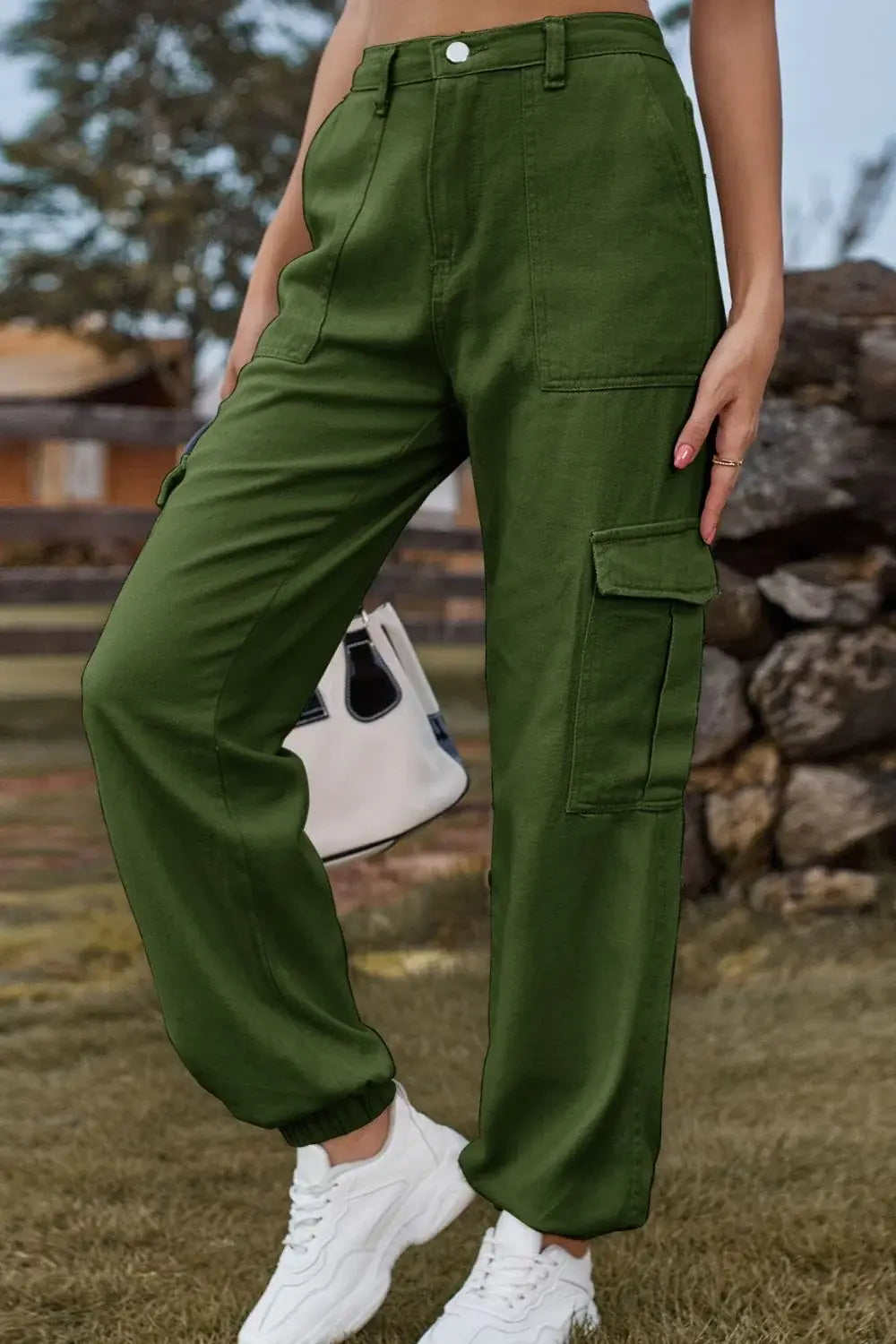 Long Jeans with Pocket - Trendsi - Flyclothing LLC