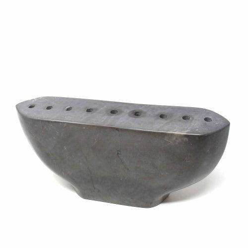 Soapstone Black Menorah - Smolart - SMOLArt - Flyclothing LLC