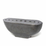 Soapstone Black Menorah - Smolart - SMOLArt