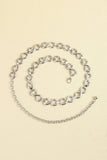 Alloy Lobster Clasp Belt - Trendsi