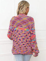 Button Up Dropped Shoulder Cardigan - Trendsi - Flyclothing LLC