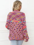 Button Up Dropped Shoulder Cardigan - Trendsi