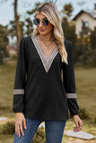 V-Neck Long Sleeve T-Shirt - Flyclothing LLC