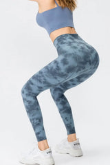 Wide Waistband Slim Fit Long Sports Pants - Trendsi - Flyclothing LLC