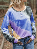 Printed Round Neck Long Sleeve T-Shirt - Trendsi