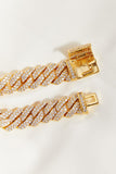 GNJ MANUFACTURING On My Mind Rhinestone Bracelet - Trendsi