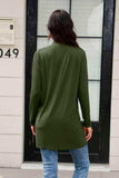 Basic Bae Full Size Open Front Long Sleeve Cardigan with Pockets - Trendsi - Flyclothing LLC