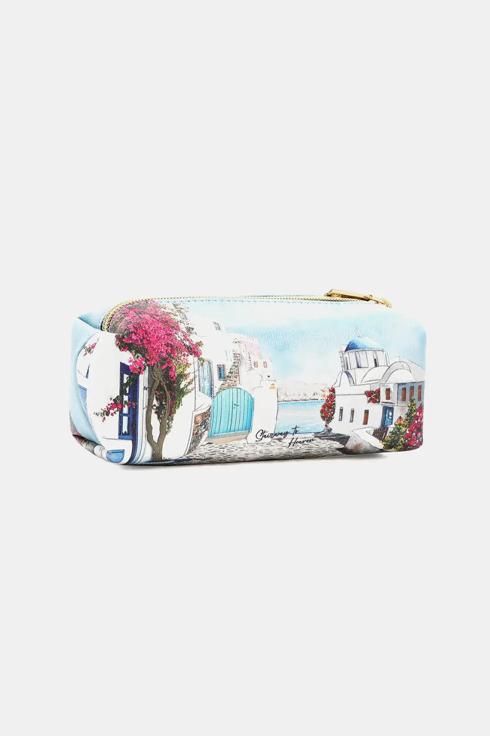 Nicole Lee USA Printed Handbag with Three Pouches - Trendsi - Flyclothing LLC