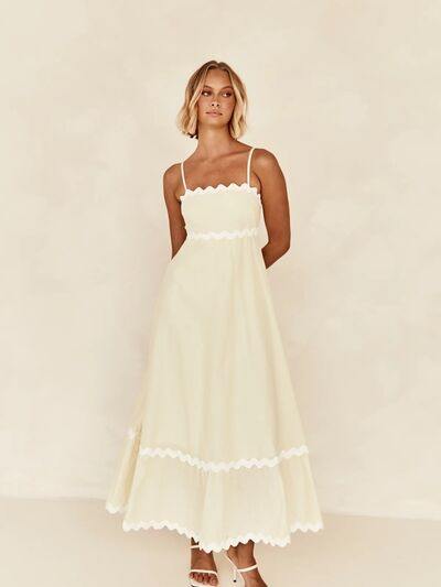 Spaghetti Strap Maxi Dress - Flyclothing LLC