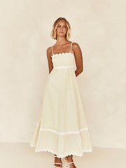 Spaghetti Strap Maxi Dress - Flyclothing LLC