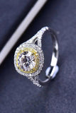 Two-Tone Moissanite Ring - Trendsi