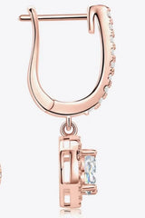 2 Carat Moissanite 925 Sterling Silver Drop Earrings - Trendsi - Flyclothing LLC