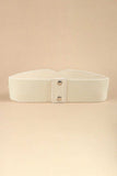 Elastic Wide PU Belt - Trendsi - Flyclothing LLC