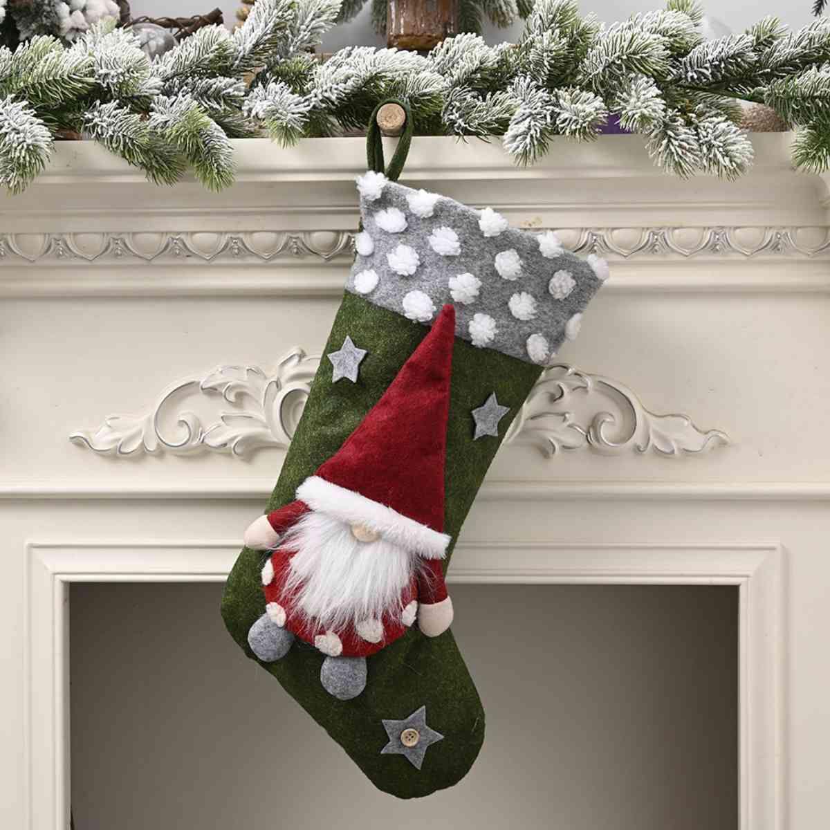 Christmas Stocking Hanging Widget - Trendsi