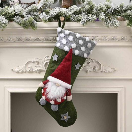 Christmas Stocking Hanging Widget - Trendsi