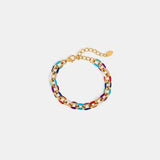 Titanium Steel Oil Drip Chain Bracelet - Trendsi - Flyclothing LLC