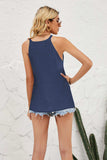 Grecian Neck Knit Tank - Trendsi - Flyclothing LLC