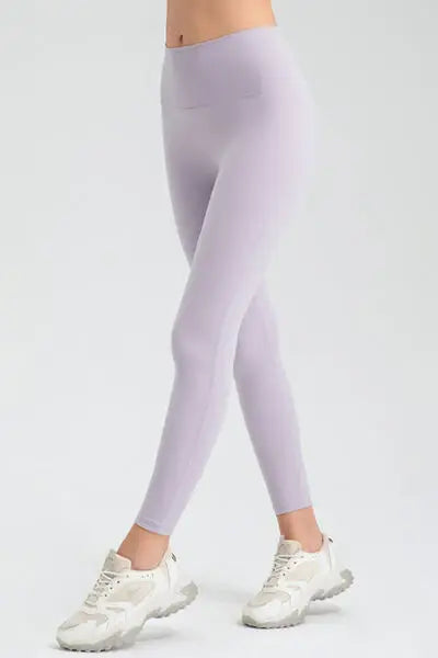 High Waist Skinny Active Pants - Trendsi - Flyclothing LLC
