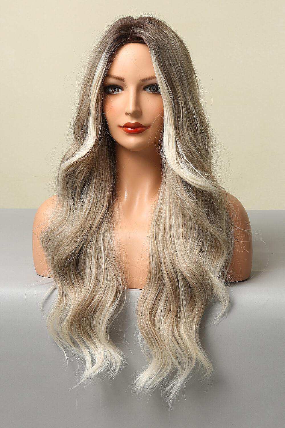 Full Machine Made Long Wave Wigs 26'' - Trendsi - Flyclothing LLC