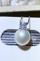 Freshwater Pearl 925 Sterling Silver Necklace - Trendsi - Flyclothing LLC