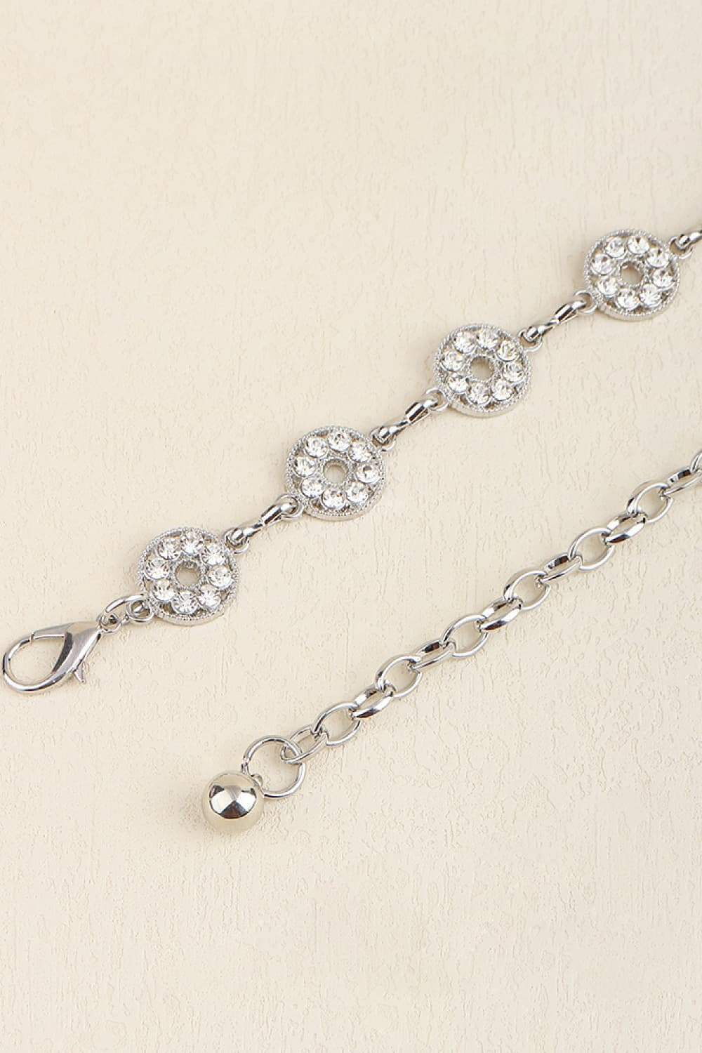 Rhinestone Decor Zinc Alloy Belt - Trendsi - Flyclothing LLC