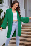 Open Front Longline Cardigan - Trendsi - Flyclothing LLC