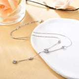 1.5 Carat Moissanite 925 Sterling Silver Necklace - Trendsi