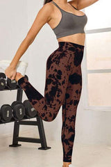 Tie-Dye High Waist Active Leggings - Trendsi - Flyclothing LLC