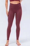 Wide Waistband Slim Fit Active Leggings - Trendsi - Flyclothing LLC