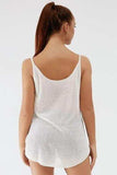 Scoop Neck Spaghetti Strap Knit Cami - Trendsi - Flyclothing LLC