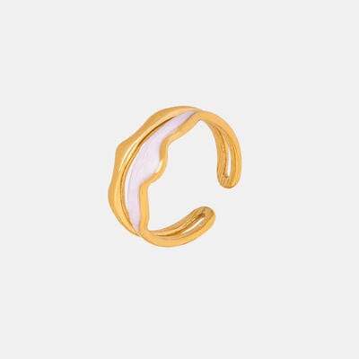 18K Gold-Plated Open Ring - Trendsi - Flyclothing LLC