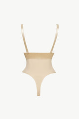 Full Size Adjustable Strap Zip-Up Shaping Bodysuit - Trendsi