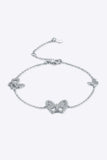 Moissanite Butterfly Shape Bracelet - Trendsi - Flyclothing LLC