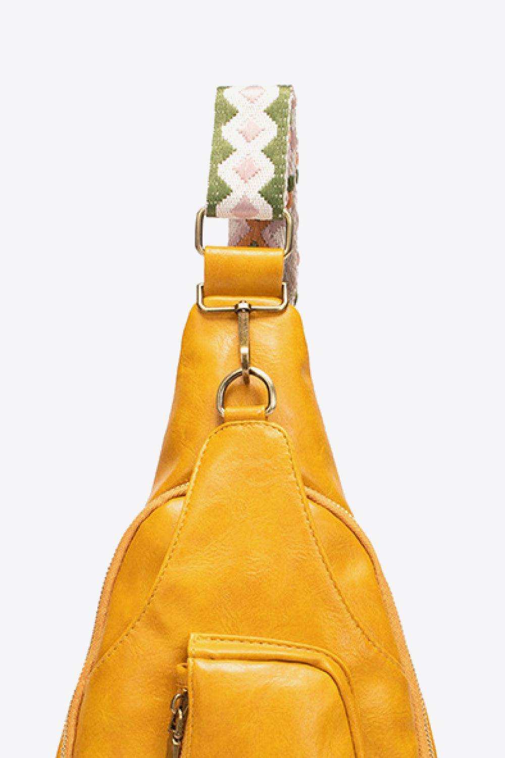 All The Feels PU Leather Sling Bag - Trendsi - Flyclothing LLC