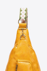 All The Feels PU Leather Sling Bag - Trendsi