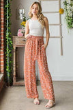 Heimish Full Size Printed Tied Straight Casual Pants - Trendsi - Flyclothing LLC