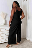 Basic Bae Full Size Spaghetti Strap V-Neck Jumpsuit - Trendsi - Flyclothing LLC