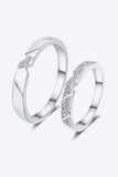 Moissanite Minimalist Rhodium-Plated Ring - Trendsi - Flyclothing LLC