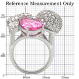 Alamode Rhodium Brass Ring with AAA Grade CZ in Multi Color - Alamode