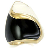 Alamode Gold Brass Ring with No Stone - Alamode - Flyclothing LLC