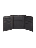Scully BLACK MEN'S THREEFOLD WALLET - Scully Leather