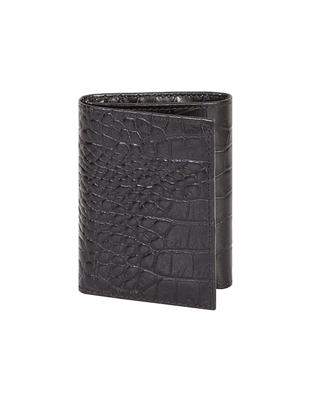 Scully BLACK MEN'S THREEFOLD WALLET - Scully Leather
