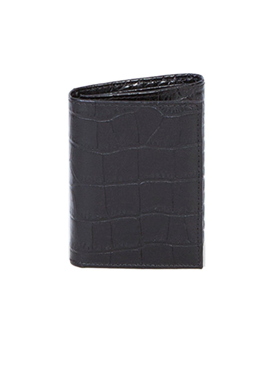Scully BLACK MEN'S THREEFOLD W/ID - Scully Leather