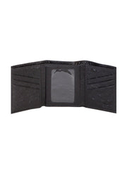 Scully BLACK MEN'S THREEFOLD W/ID - Scully Leather