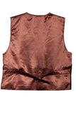 Scully BROWN LAMB KIDS VEST - Scully Leather