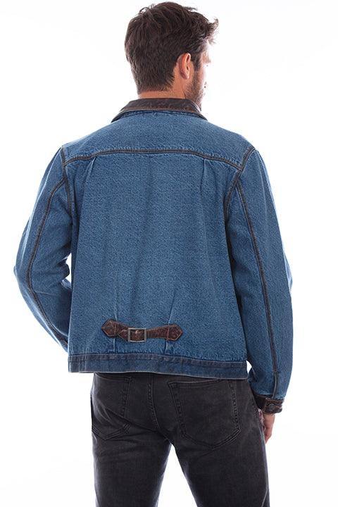 Scully Leather  Denim Men's Jacket - Flyclothing LLC