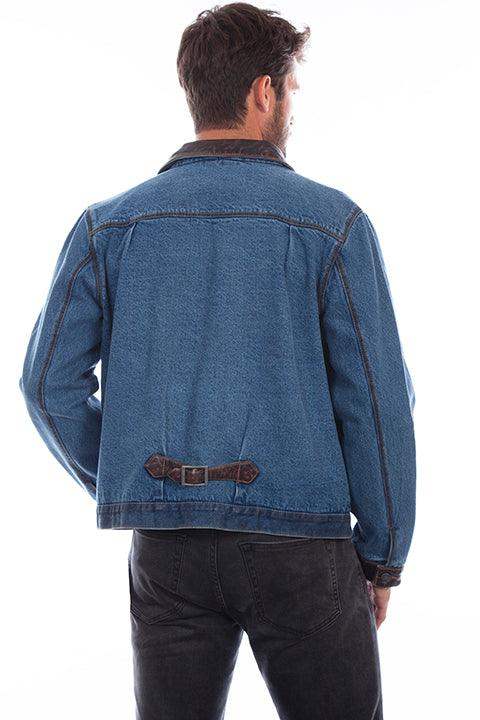 Scully Leather Denim Men's Jacket - Scully Leather - Flyclothing LLC