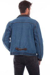 Scully Leather Denim Men's Jacket - Scully Leather - Flyclothing LLC