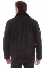 Scully Leather 100% Leather Vintage Black Men's Jacket - Scully Leather