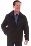 Scully Leather 100% Leather Vintage Black Men's Jacket - Scully Leather